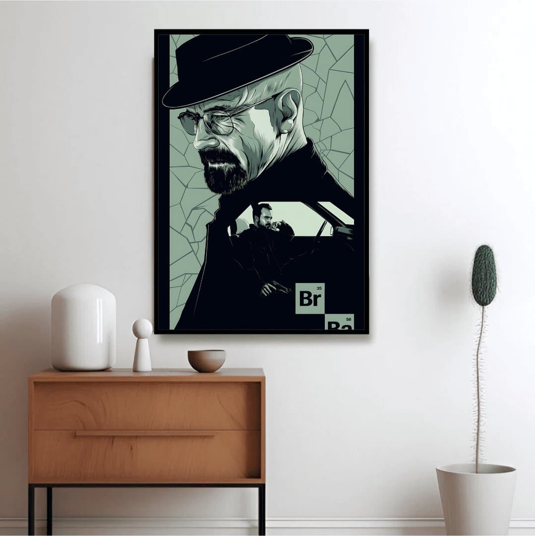 Walter White - Breaking Bad (Movie) Frame & Poster | HD Acrylic Movie Wall Decor for Home & Office | Wall Ready Design Frames & Posters 4