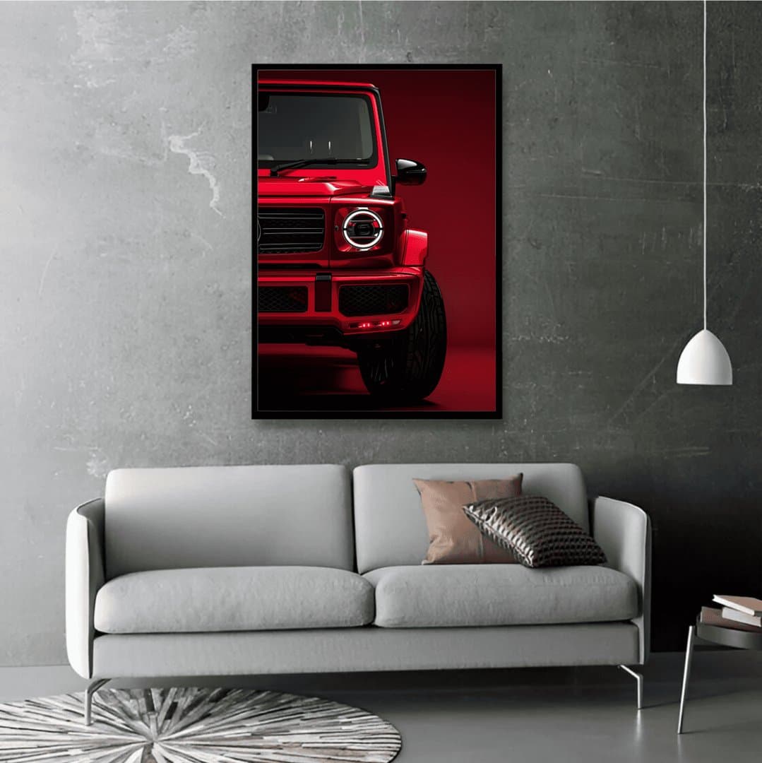 Mercedes-Benz G AMG Frame & Poster | HD Acrylic Car Wall Decor for Home & Office | Wall Ready Design Frames & Posters 3