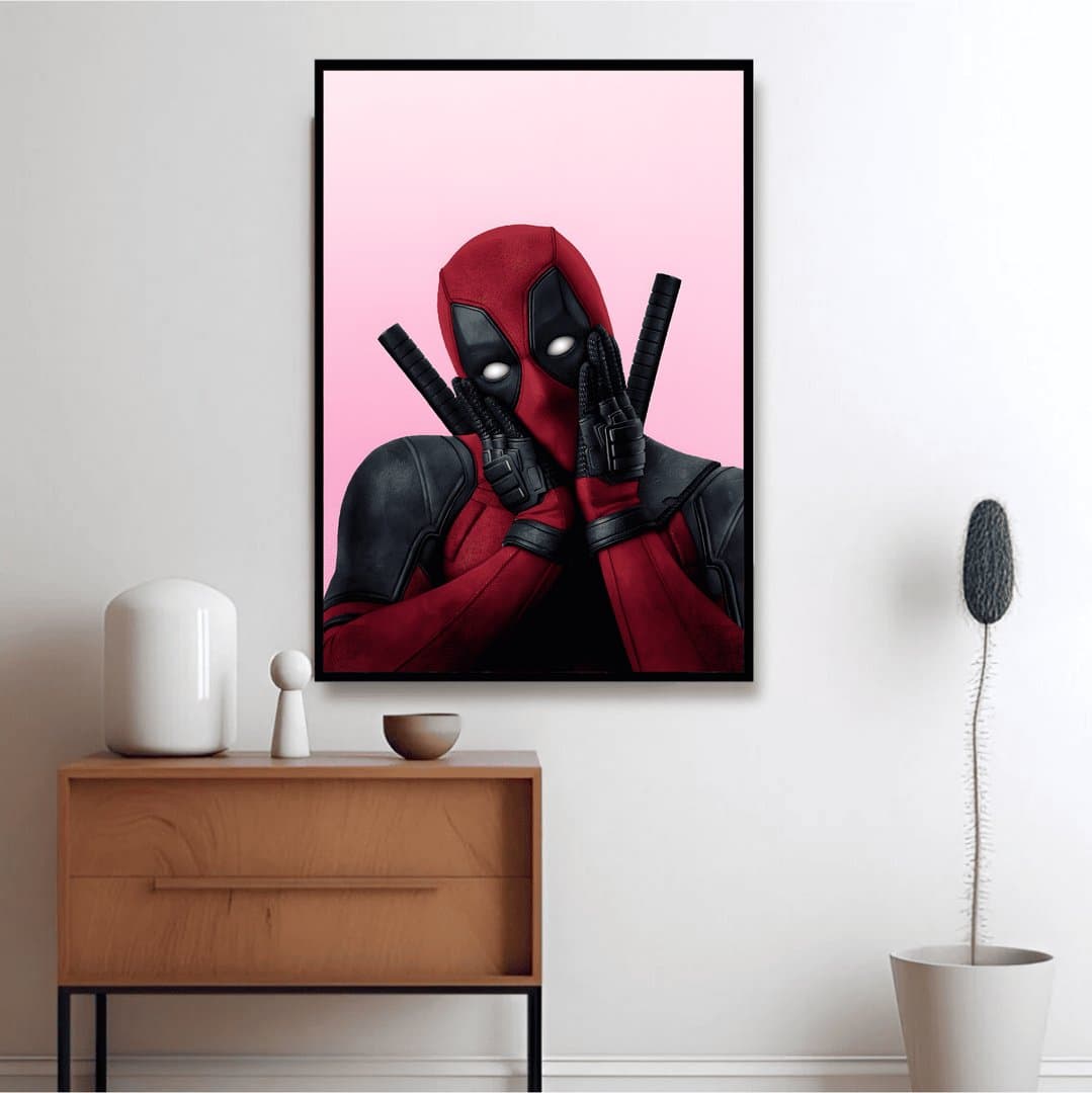Deadpool (Movie) Frame & Poster | HD Acrylic Movie Wall Decor for Home & Office | Wall Ready Design Frames & Posters 3
