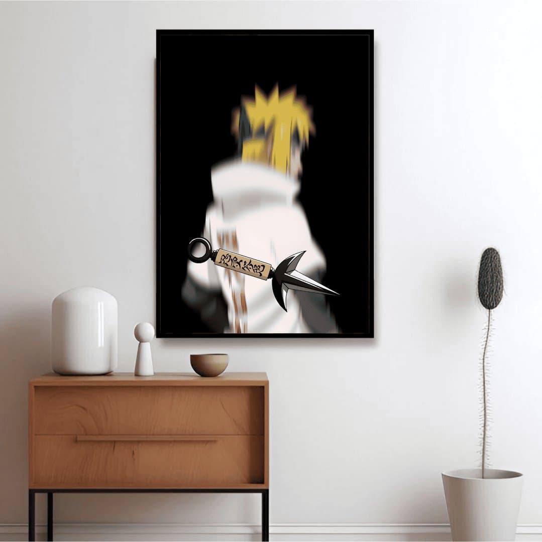 Minato Namikaze (Naruto) Frame & Poster | HD Acrylic Anime Wall Decor for Home & Office | Wall Ready Design Frames & Posters 4