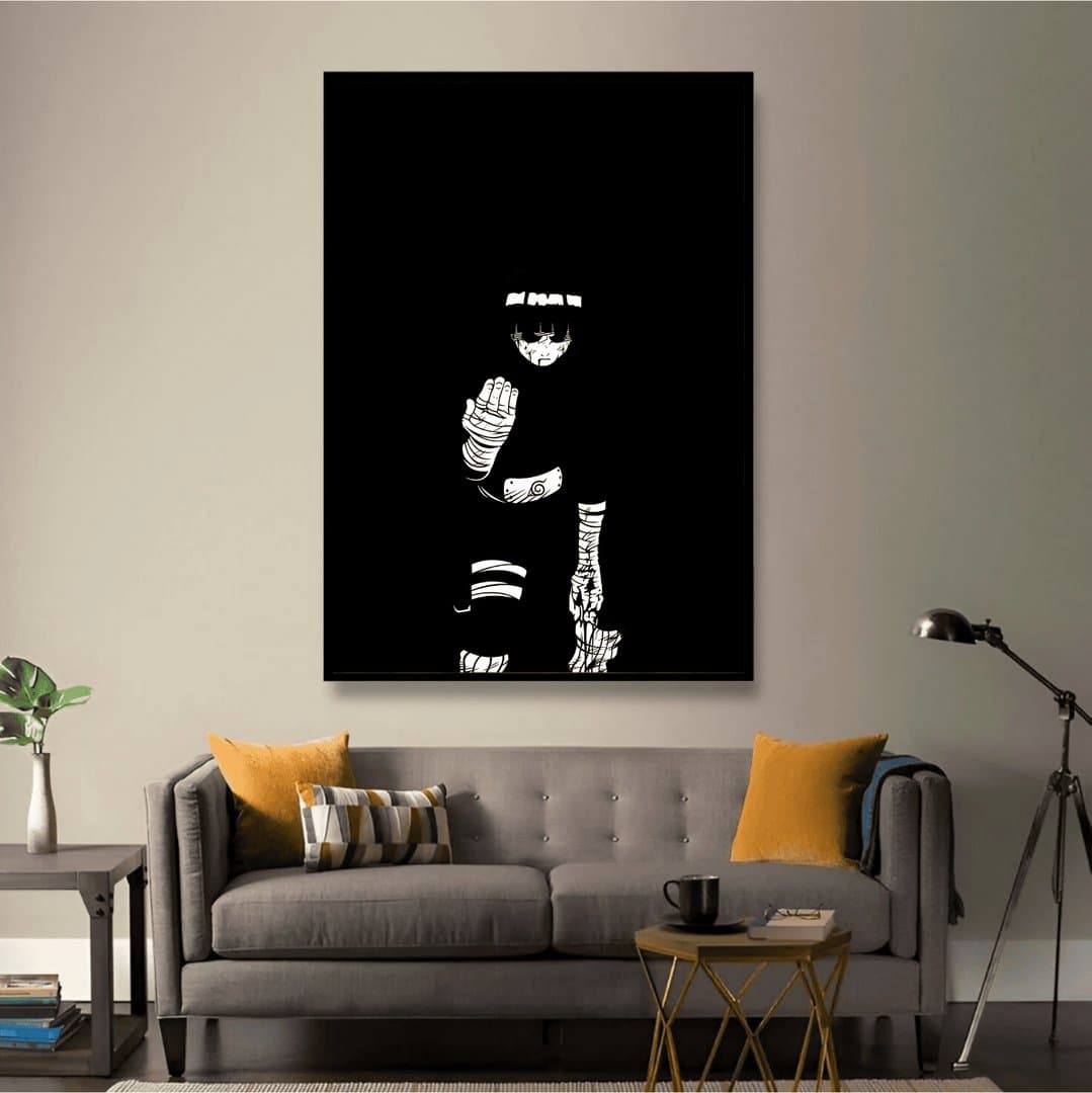 Rock Lee (Naruto) Frame & Poster | HD Acrylic Anime Wall Decor for Home & Office | Wall Ready Design Frames & Posters 5