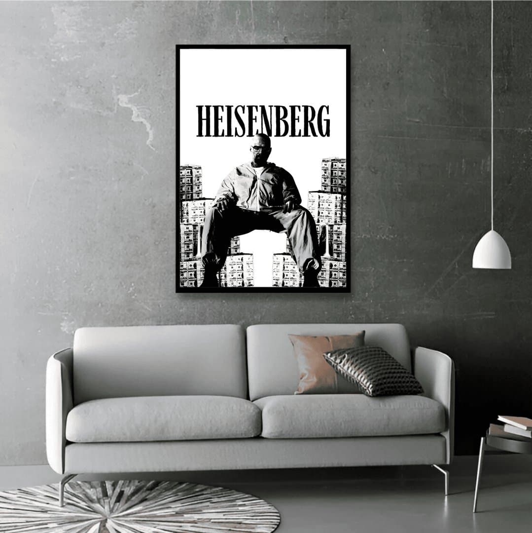 Heisenberg - Breaking Bad (Movie) Frame & Poster | HD Acrylic Movie Wall Decor for Home & Office | Wall Ready Design Frames & Posters 5