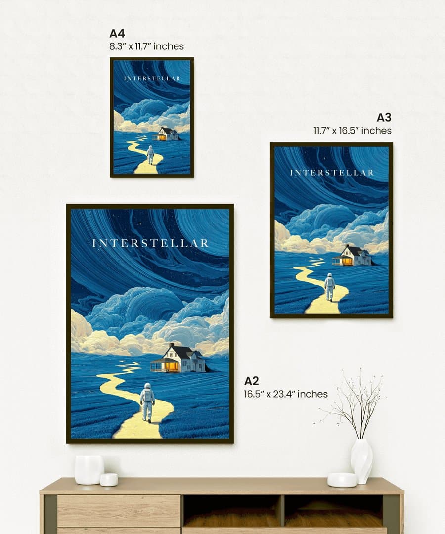 Interstellar (Movie) Frame & Poster | HD Acrylic Movie Wall Decor for Home & Office | Wall Ready Design Frames & Posters 2