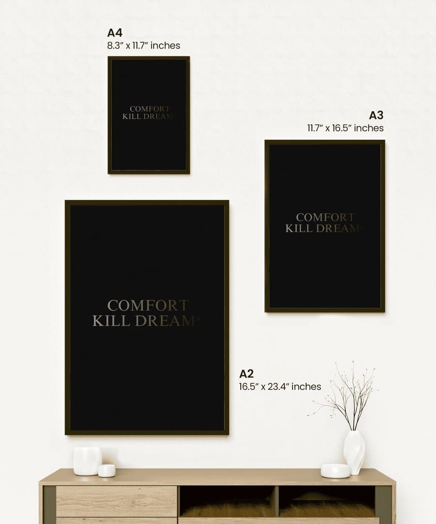 Mentality (For Him) Frame & Poster | HD Acrylic For Him Wall Decor for Home & Office | Wall Ready Design Frames & Posters 2
