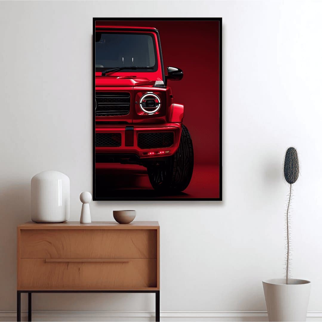 Mercedes-Benz G AMG Frame & Poster | HD Acrylic Car Wall Decor for Home & Office | Wall Ready Design Frames & Posters 4