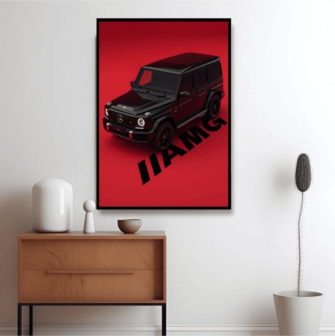 Mercedes-Benz AMG Frame & Poster | HD Acrylic Car Wall Decor for Home & Office | Wall Ready Design Frames & Posters 3