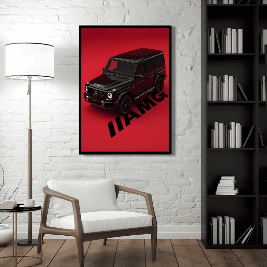 Mercedes-Benz AMG Frame & Poster | HD Acrylic Car Wall Decor for Home & Office | Wall Ready Design Frames & Posters 5