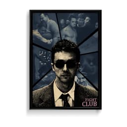 Jack Moore - Fight Club (Movie) Frame & Poster | HD Acrylic Movie Wall Decor for Home & Office | Wall Ready Design Frames & Posters