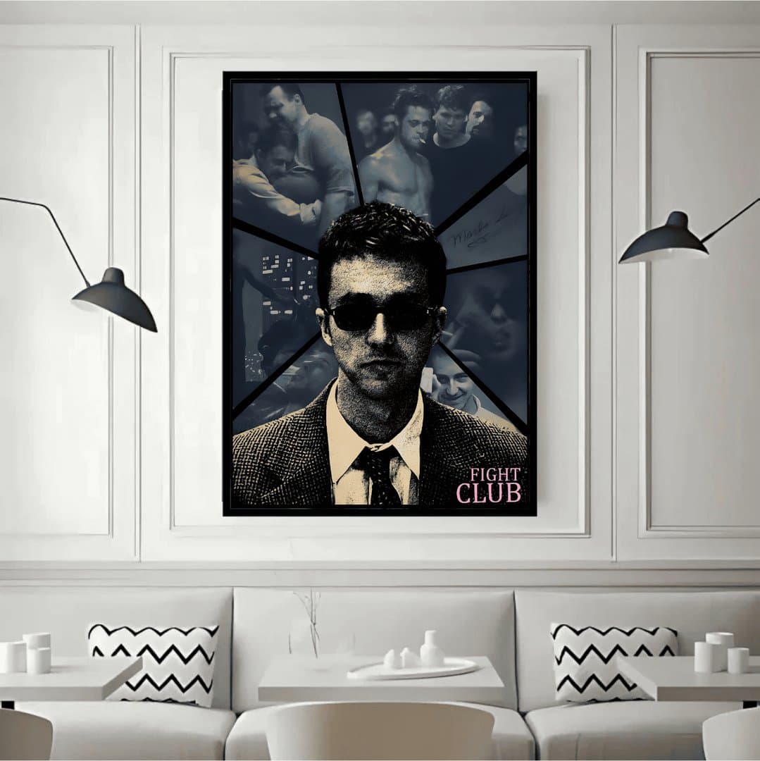 Jack Moore - Fight Club (Movie) Frame & Poster | HD Acrylic Movie Wall Decor for Home & Office | Wall Ready Design Frames & Posters 3