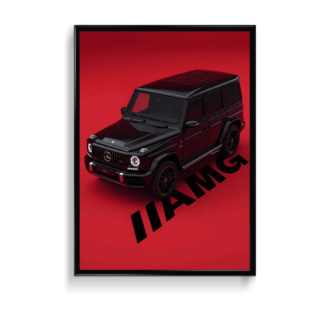 Mercedes-Benz AMG Frame & Poster | HD Acrylic Car Wall Decor for Home & Office | Wall Ready Design Frames & Posters