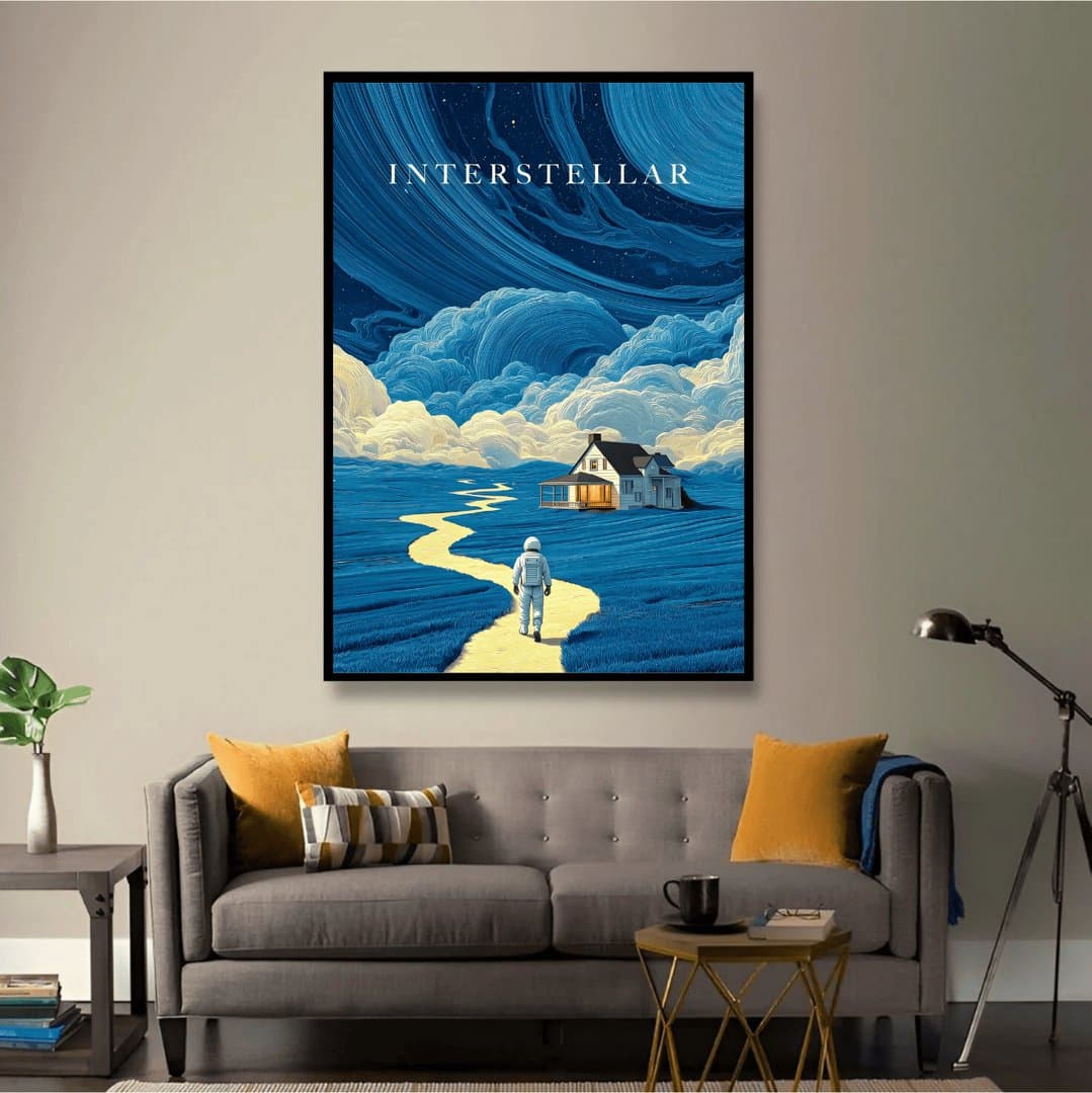 Interstellar (Movie) Frame & Poster | HD Acrylic Movie Wall Decor for Home & Office | Wall Ready Design Frames & Posters 3