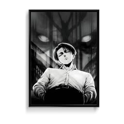Levi Ackerman (Attack on Titan) Frame & Poster | HD Acrylic Anime Wall Decor for Home & Office | Wall Ready Design Frames & Posters