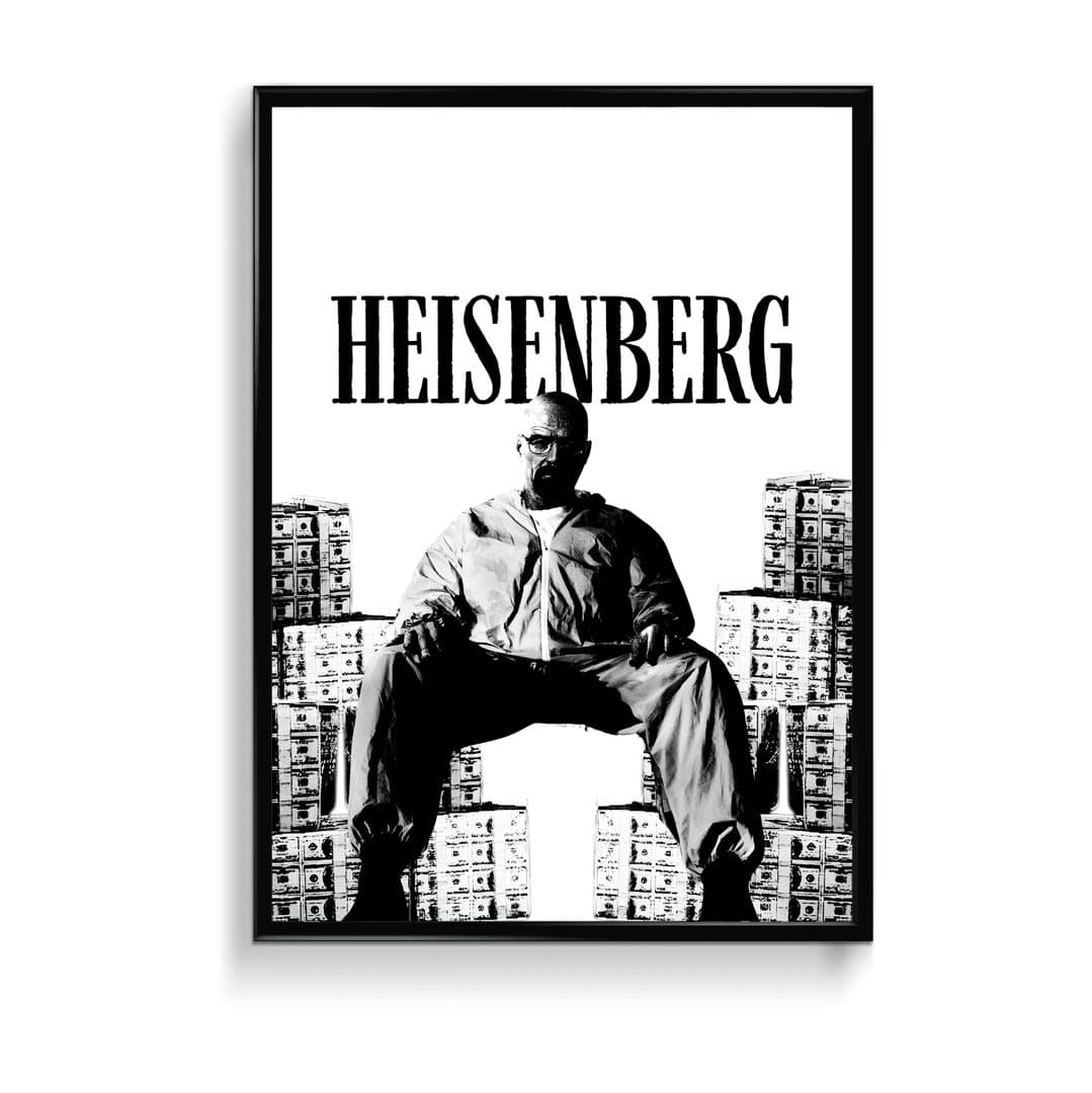 Heisenberg - Breaking Bad (Movie) Frame & Poster | HD Acrylic Movie Wall Decor for Home & Office | Wall Ready Design Frames & Posters