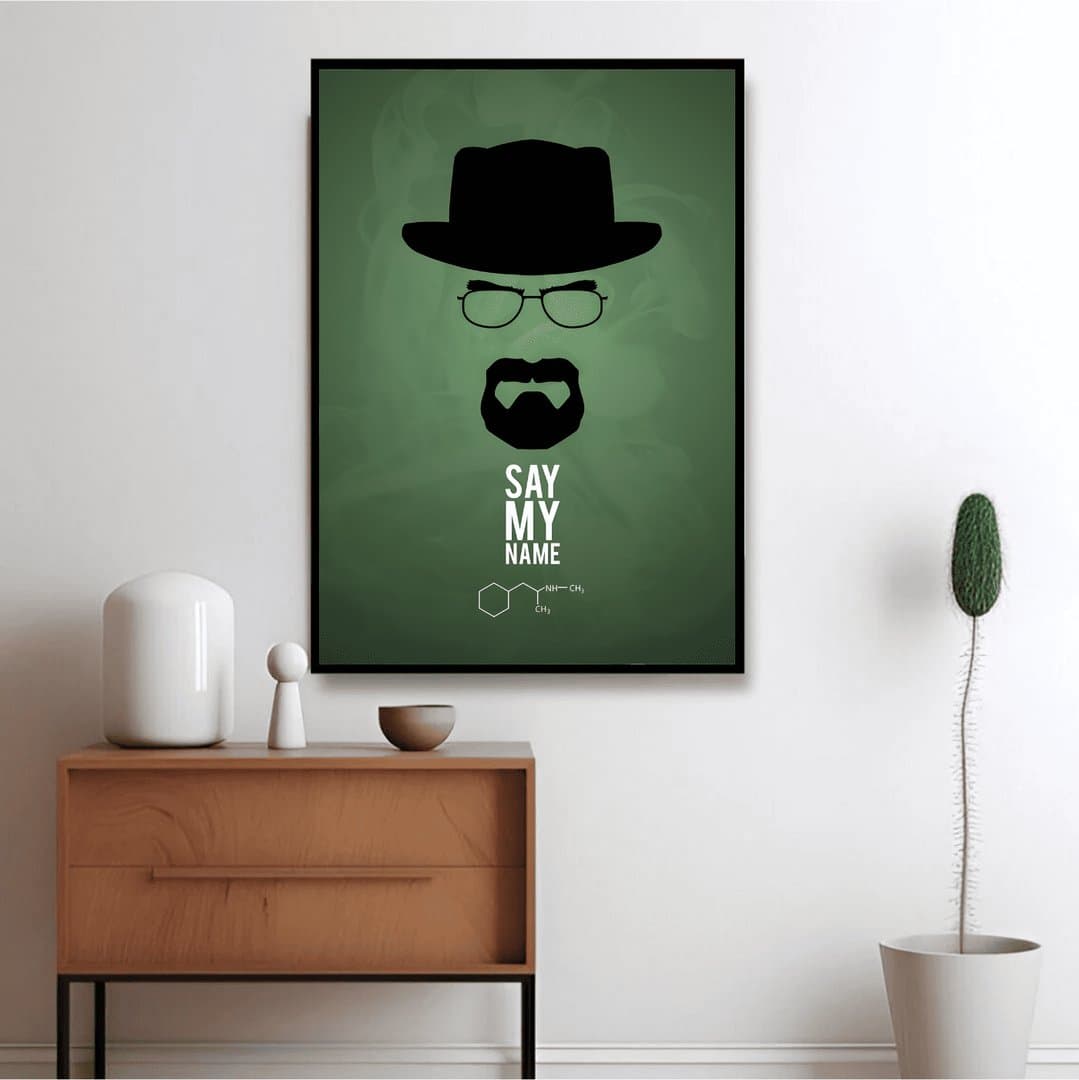 Walter White (Heisenberg) - Breaking Bad (Movie) Frame & Poster | HD Acrylic Movie Wall Decor for Home & Office | Wall Ready Design Frames & Posters 4