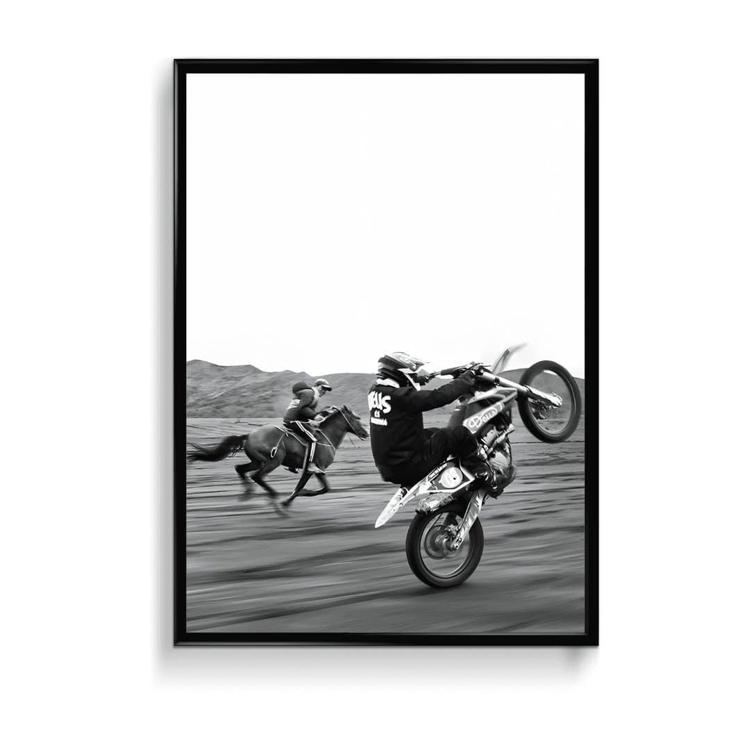 Throttle and Reins (For Him) Frame & Poster | HD Acrylic For Him Wall Decor for Home & Office | Wall Ready Design Frames & Posters