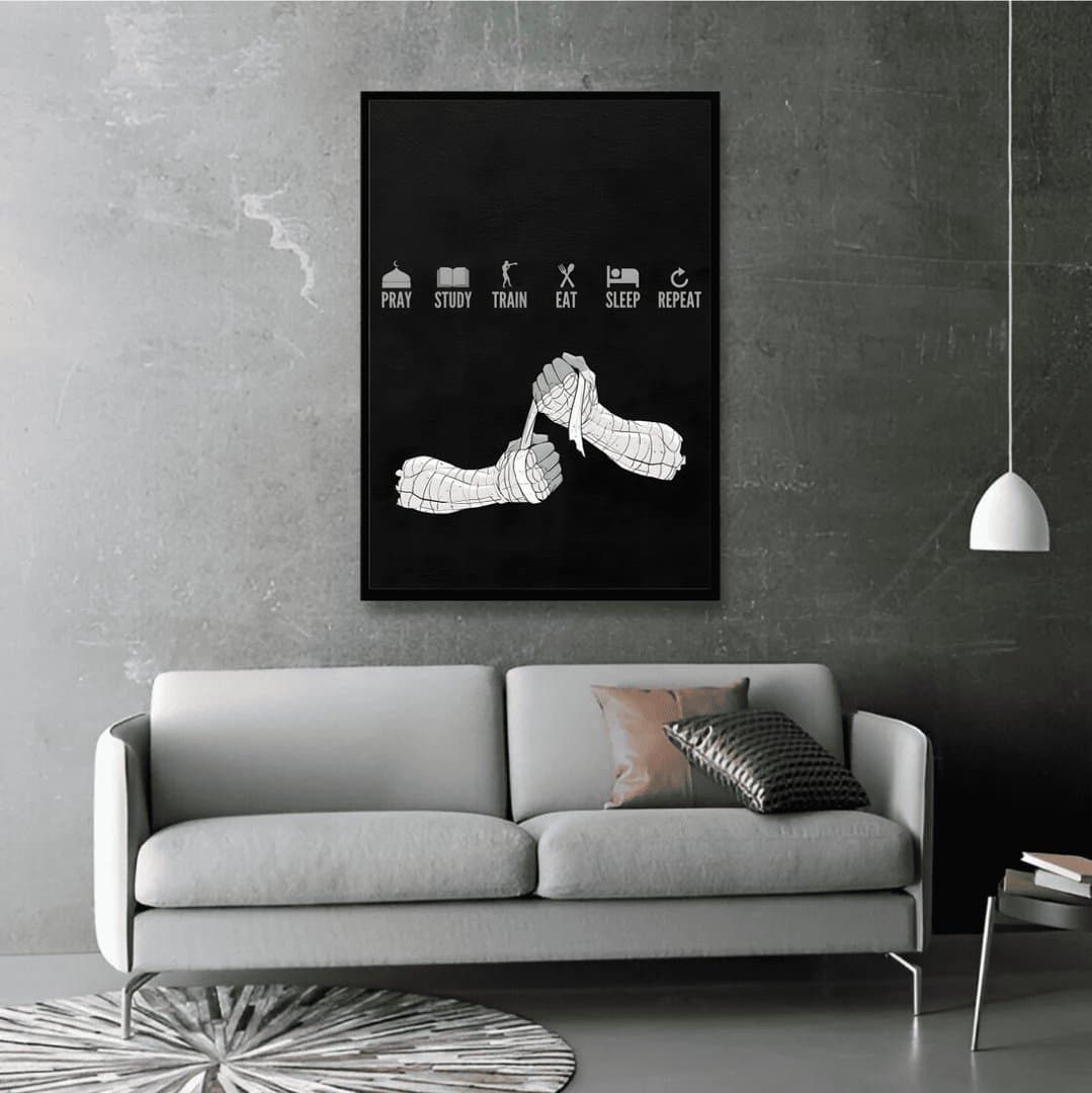 Minimalist Fitness & Lifestyle (For Him) Frame & Poster | HD Acrylic For Him Wall Decor for Home & Office | Wall Ready Design Frames & Posters 4