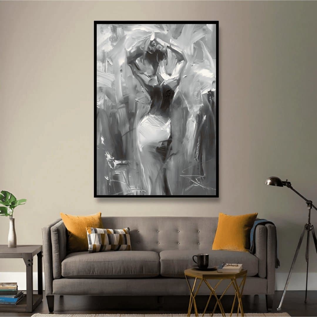 Abstract Female Silhouette Artwork (For Her) Frame & Poster | HD Acrylic For Her Wall Decor for Home & Office | Wall Ready Design Frames & Posters 4
