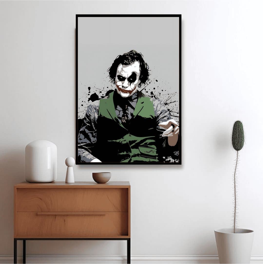 The Dark Knight Joker (Movie) Frame & Poster | HD Acrylic Movie Wall Decor for Home & Office | Wall Ready Design Frames & Posters 4