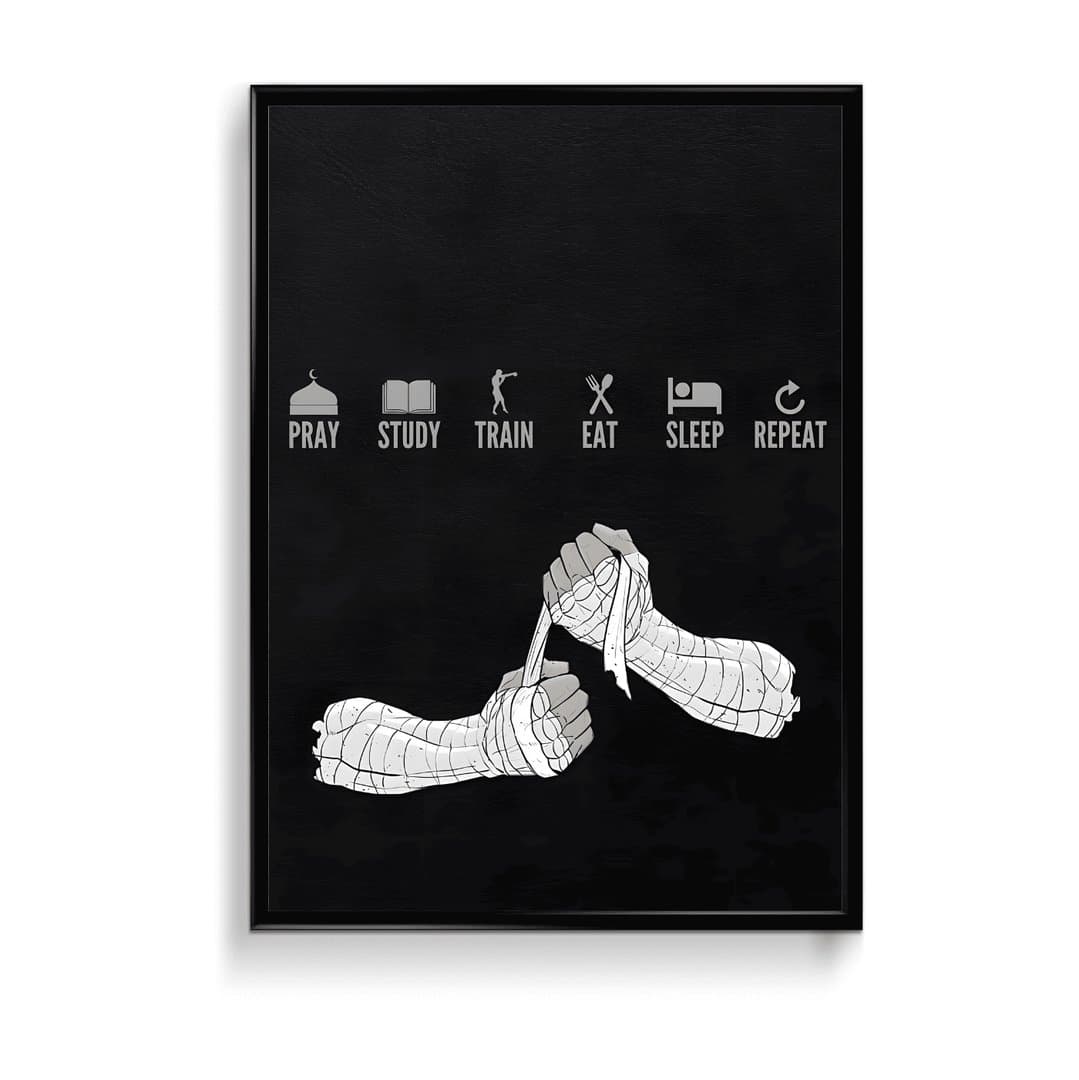 Minimalist Fitness & Lifestyle (For Him) Frame & Poster | HD Acrylic For Him Wall Decor for Home & Office | Wall Ready Design Frames & Posters