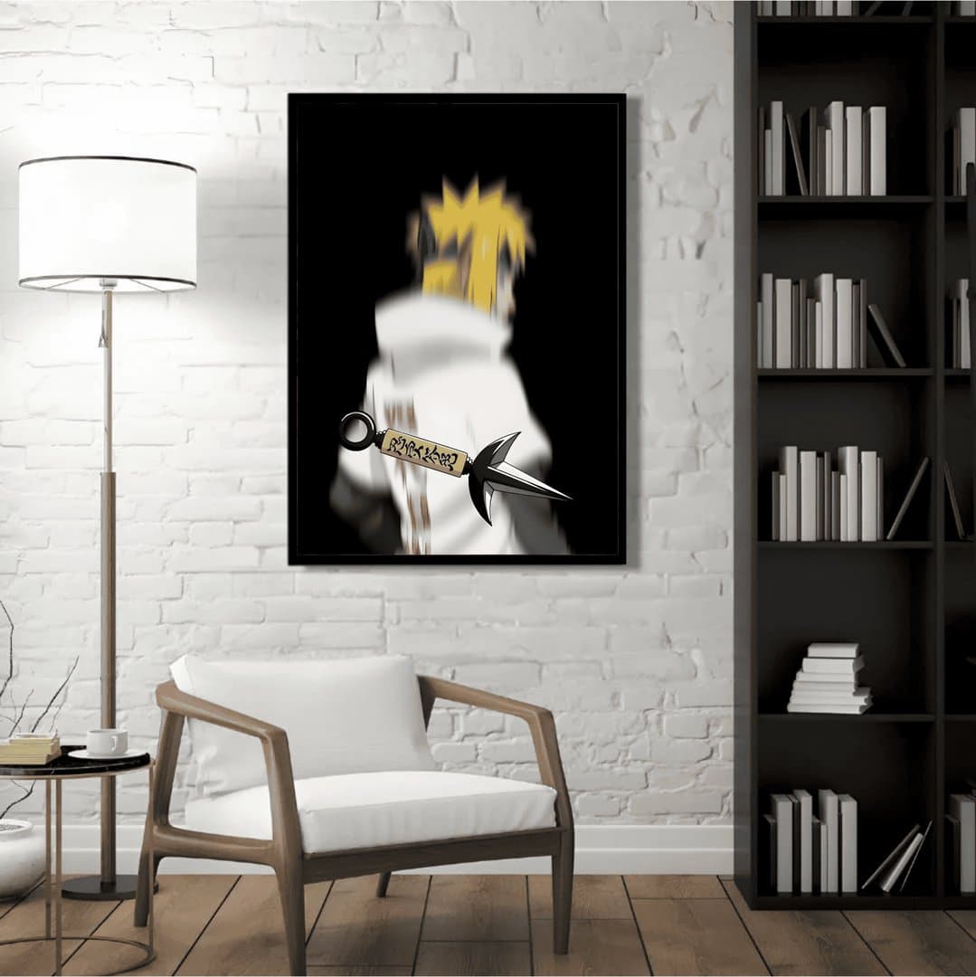 Minato Namikaze (Naruto) Frame & Poster | HD Acrylic Anime Wall Decor for Home & Office | Wall Ready Design Frames & Posters 5