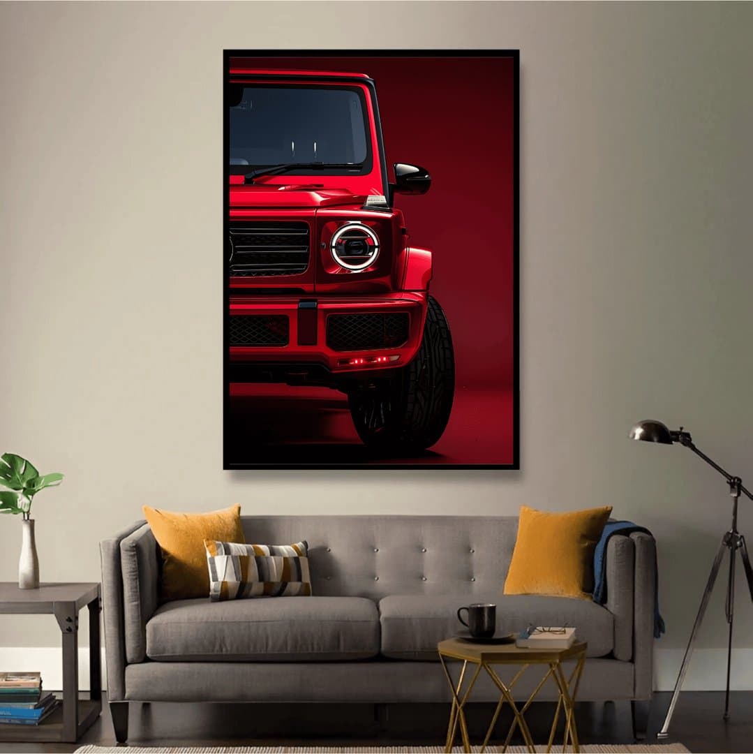 Mercedes-Benz G AMG Frame & Poster | HD Acrylic Car Wall Decor for Home & Office | Wall Ready Design Frames & Posters 2
