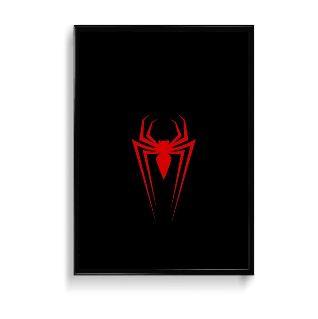 Spider-Man Red Symbiote Edition (Movie) Frame & Poster | HD Acrylic Movie Wall Decor for Home & Office | Wall Ready Design Frames & Posters