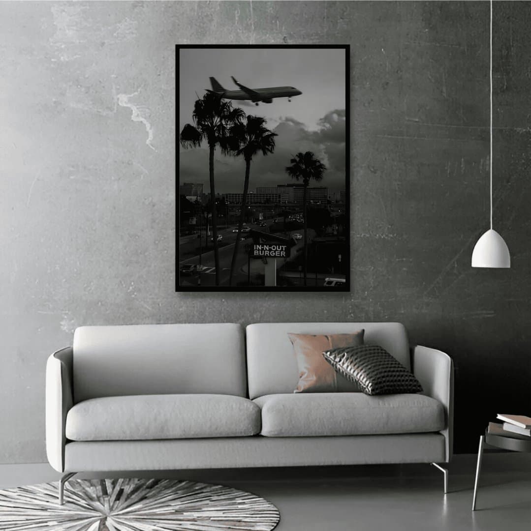 City Aesthetic (Black & White Aesthetic) Frame & Poster | HD Acrylic Black & White Aesthetic Wall Decor for Home & Office | Wall Ready Design Frames & Posters 4