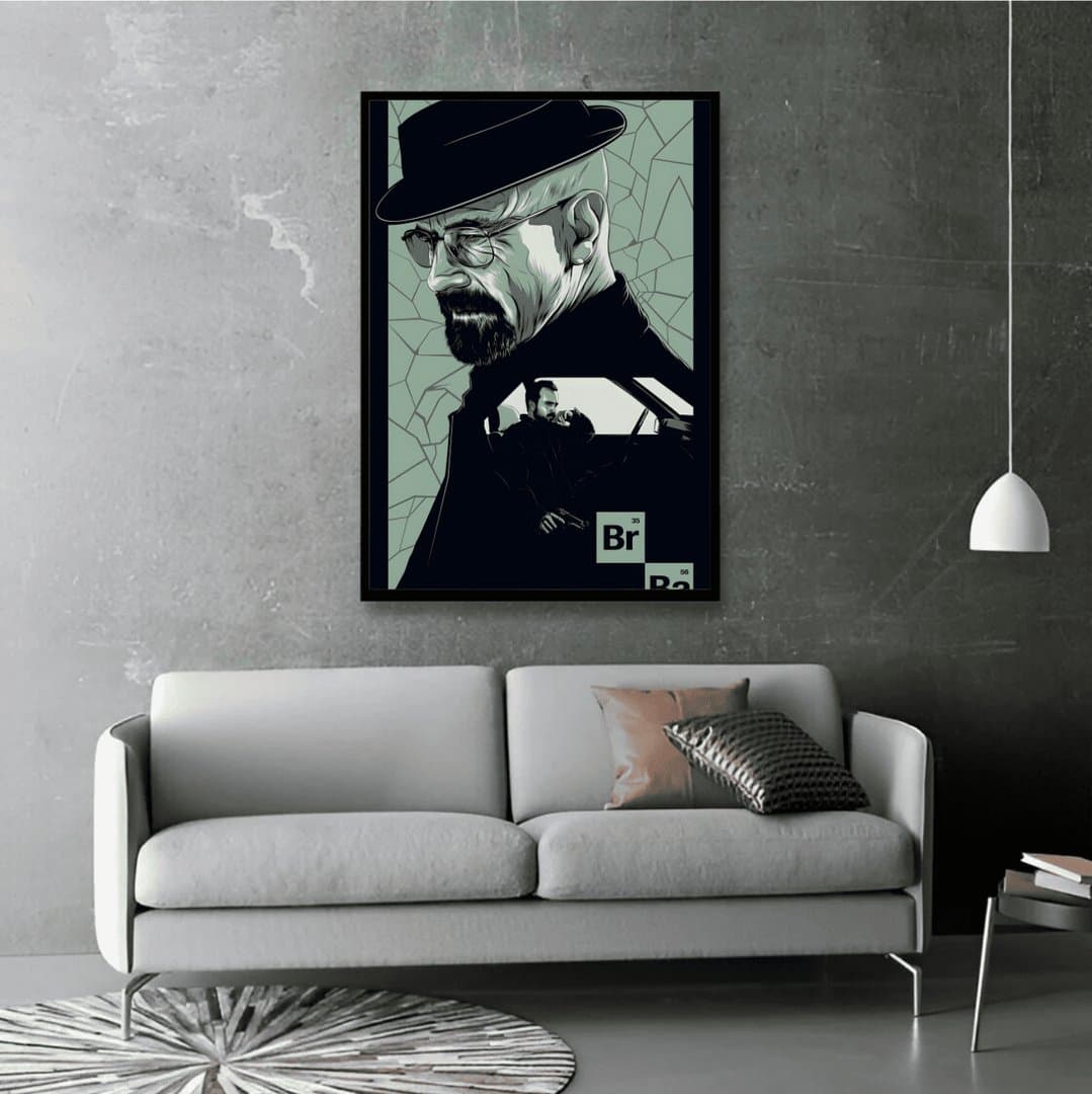 Walter White - Breaking Bad (Movie) Frame & Poster | HD Acrylic Movie Wall Decor for Home & Office | Wall Ready Design Frames & Posters 3