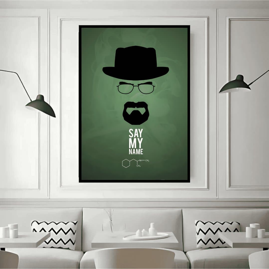 Walter White (Heisenberg) - Breaking Bad (Movie) Frame & Poster | HD Acrylic Movie Wall Decor for Home & Office | Wall Ready Design Frames & Posters 2