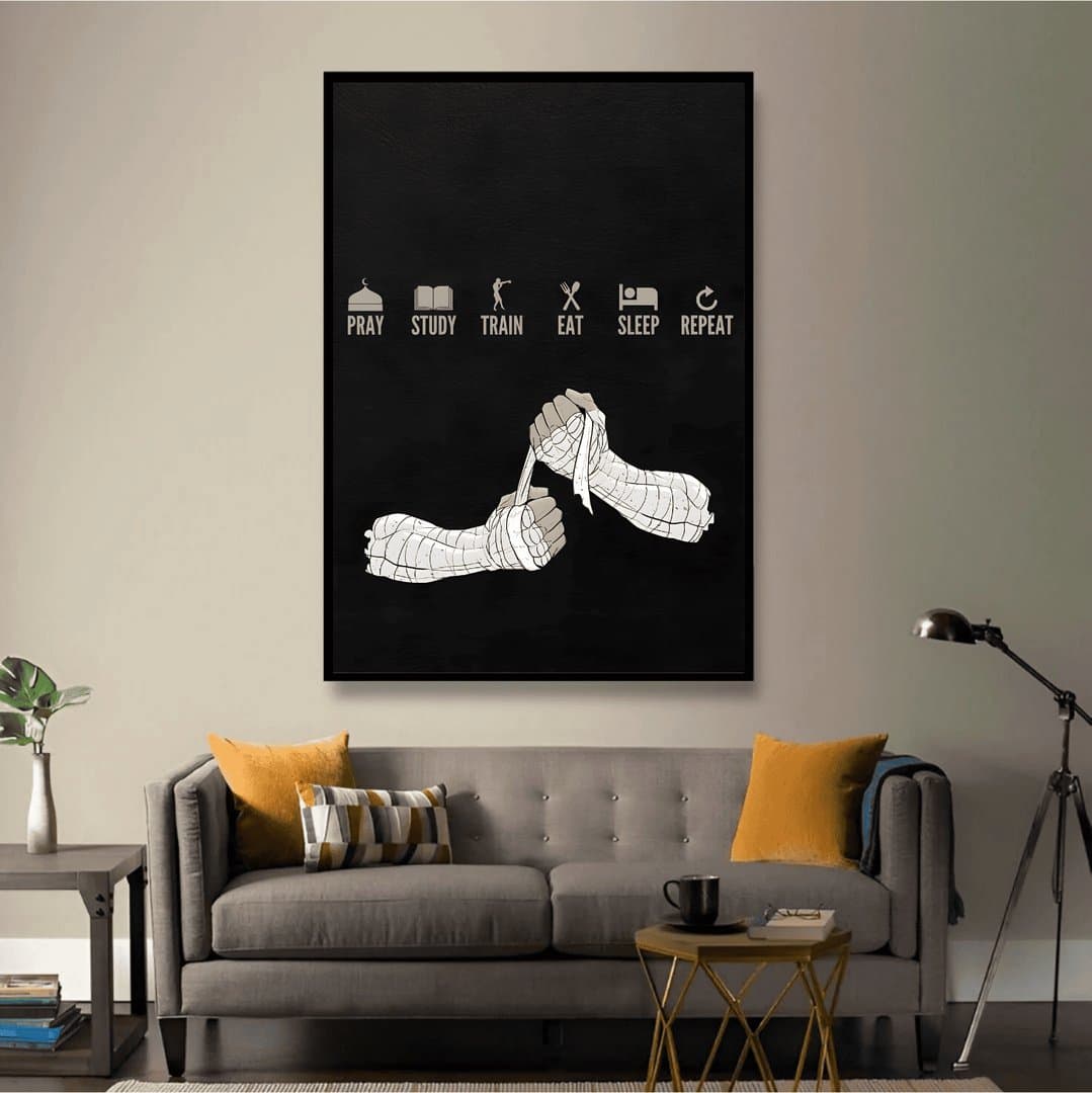 Minimalist Fitness & Lifestyle (For Him) Frame & Poster | HD Acrylic For Him Wall Decor for Home & Office | Wall Ready Design Frames & Posters 3