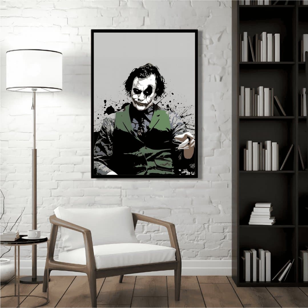 The Dark Knight Joker (Movie) Frame & Poster | HD Acrylic Movie Wall Decor for Home & Office | Wall Ready Design Frames & Posters 5