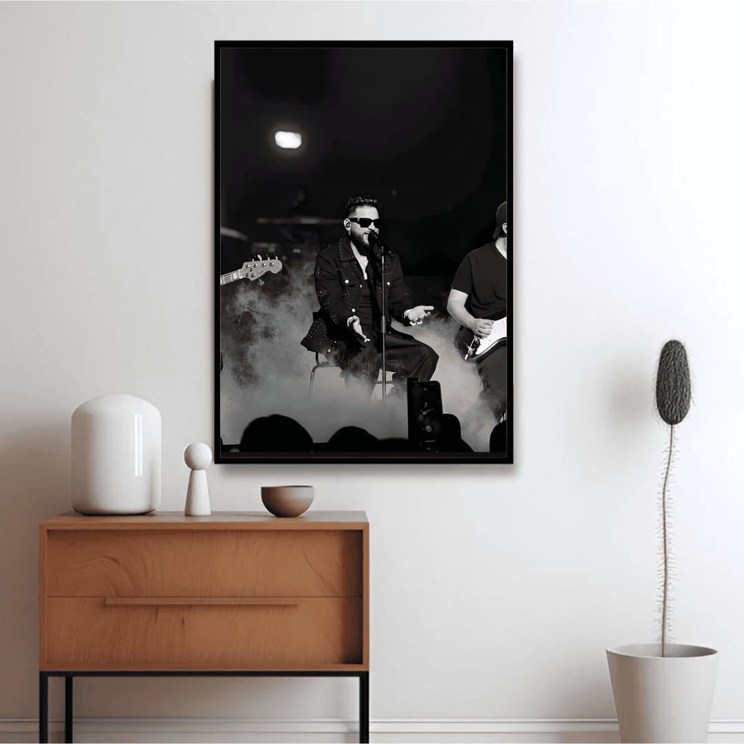 Karan Aujla Frame & Poster | HD Acrylic Music Album Wall Decor for Home & Office | Wall Ready Design Frames & Posters 5
