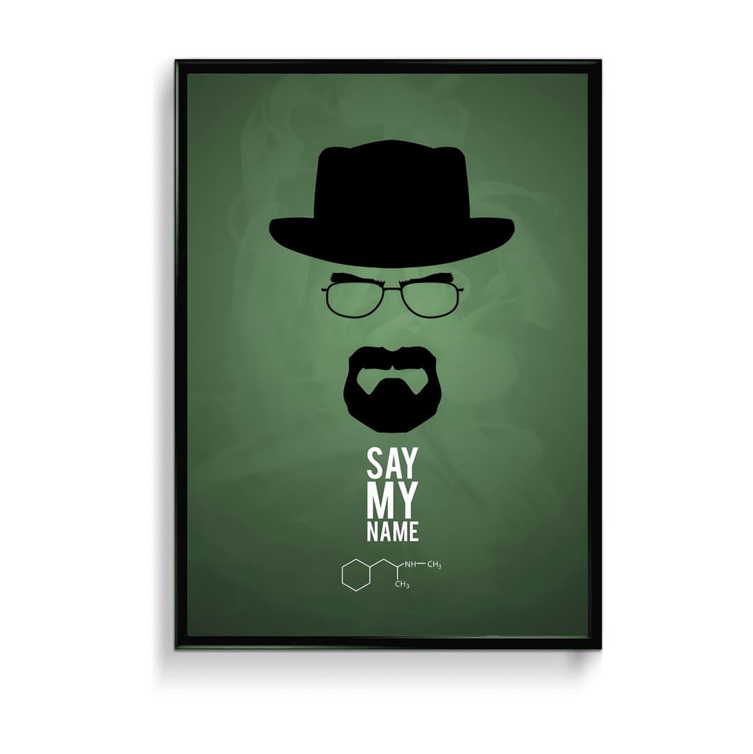 Walter White (Heisenberg) - Breaking Bad (Movie) Frame & Poster | HD Acrylic Movie Wall Decor for Home & Office | Wall Ready Design Frames & Posters
