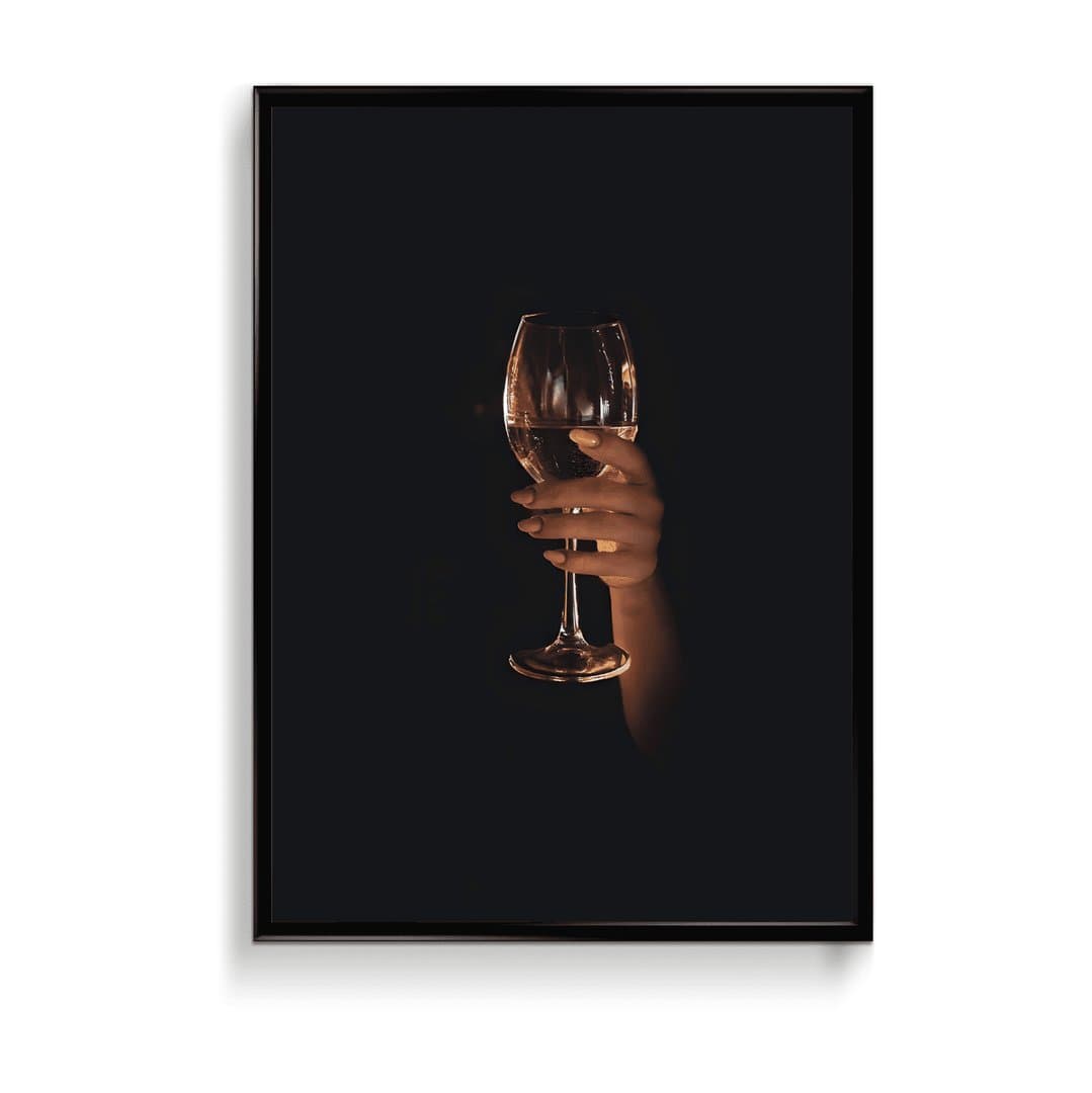 The Midnight Toast (For Her) Frame & Poster | HD Acrylic For Her Wall Decor for Home & Office | Wall Ready Design Frames & Posters