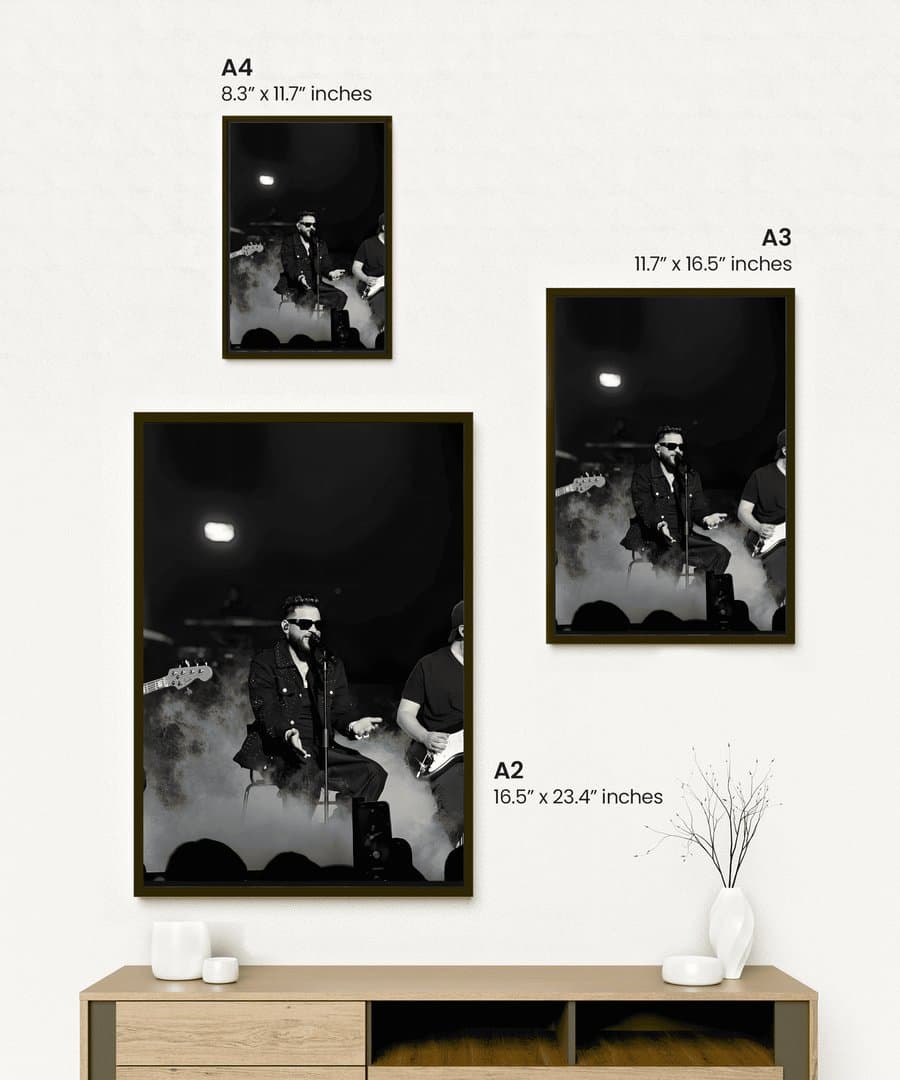 Karan Aujla Frame & Poster | HD Acrylic Music Album Wall Decor for Home & Office | Wall Ready Design Frames & Posters 2