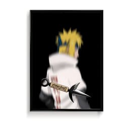 Minato Namikaze (Naruto) Frame & Poster | HD Acrylic Anime Wall Decor for Home & Office | Wall Ready Design Frames & Posters
