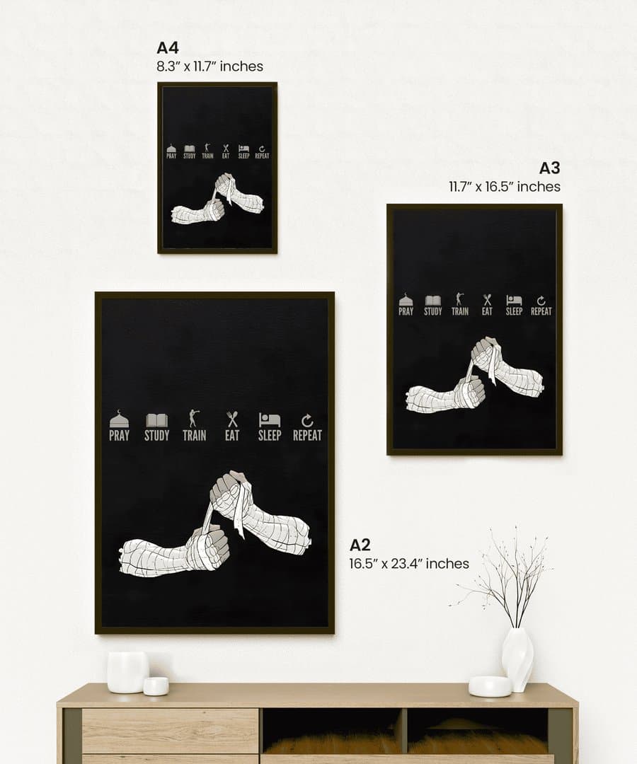 Minimalist Fitness & Lifestyle (For Him) Frame & Poster | HD Acrylic For Him Wall Decor for Home & Office | Wall Ready Design Frames & Posters 2