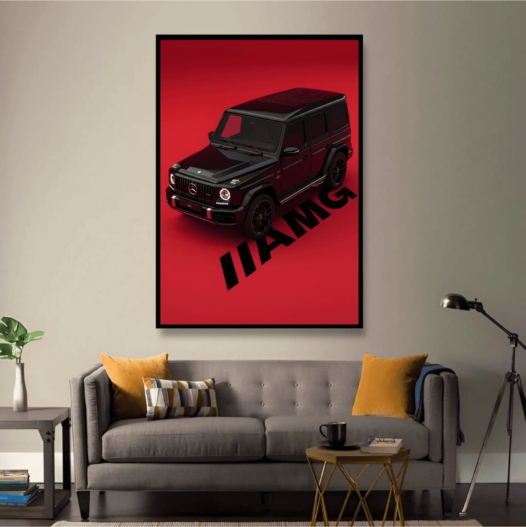 Mercedes-Benz AMG Frame & Poster | HD Acrylic Car Wall Decor for Home & Office | Wall Ready Design Frames & Posters 2