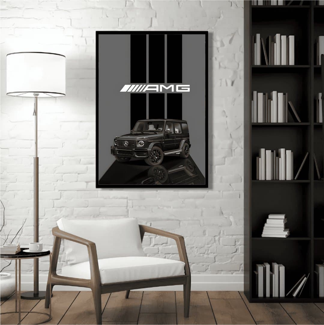 Mercedes-Benz G-Class Frame & Poster | HD Acrylic Car Wall Decor for Home & Office | Wall Ready Design Frames & Posters 5
