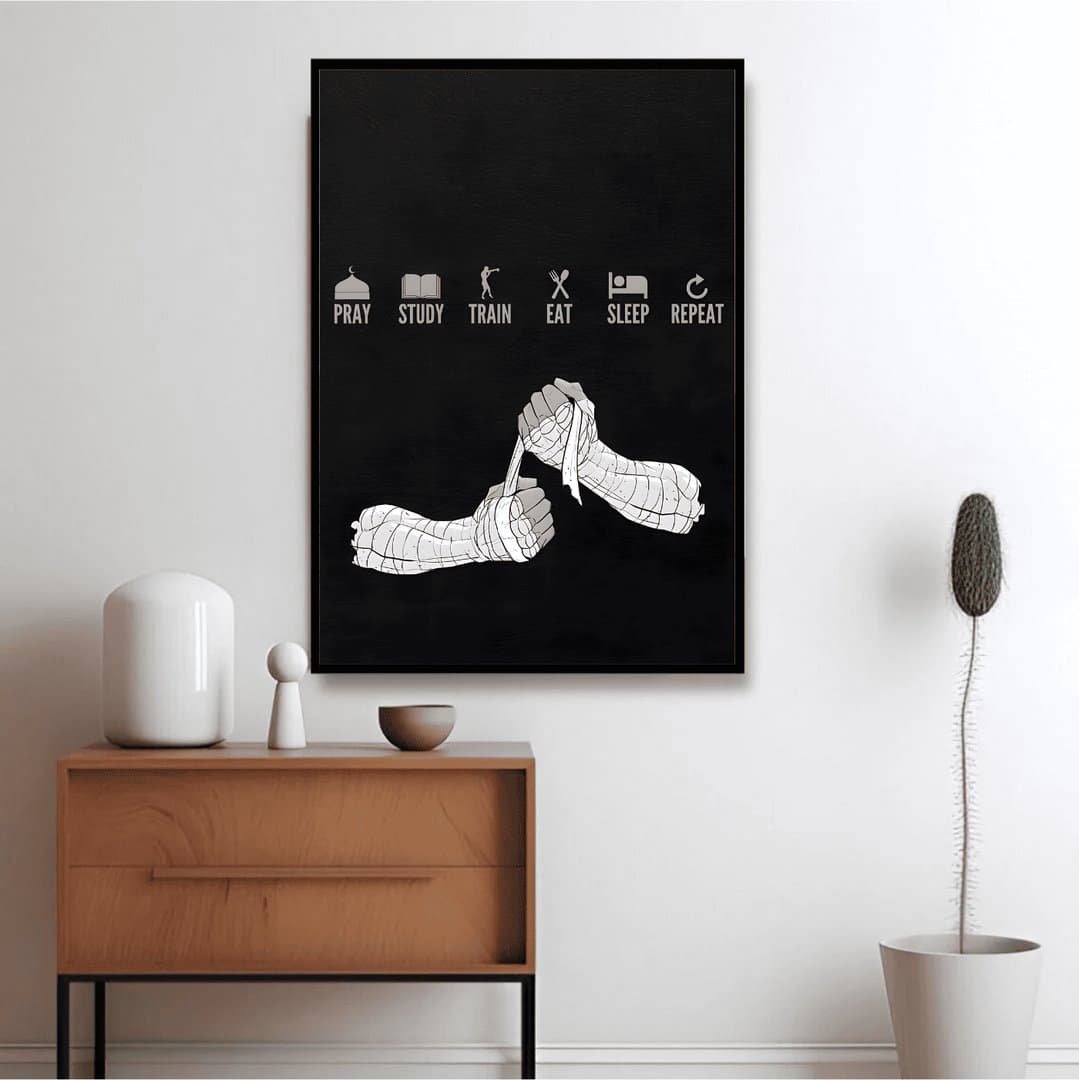 Minimalist Fitness & Lifestyle (For Him) Frame & Poster | HD Acrylic For Him Wall Decor for Home & Office | Wall Ready Design Frames & Posters 5