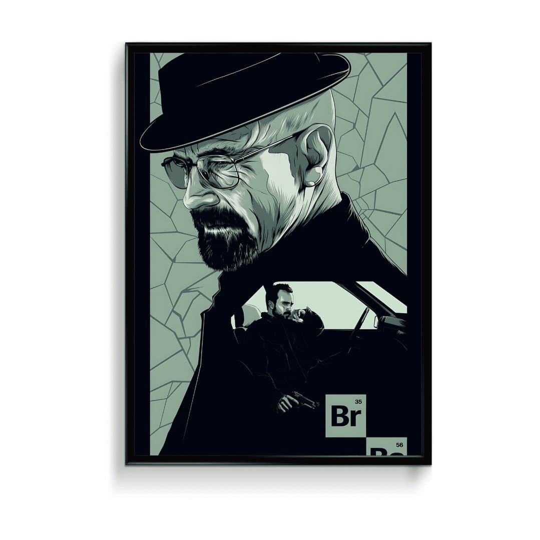 Walter White - Breaking Bad (Movie) Frame & Poster | HD Acrylic Movie Wall Decor for Home & Office | Wall Ready Design Frames & Posters