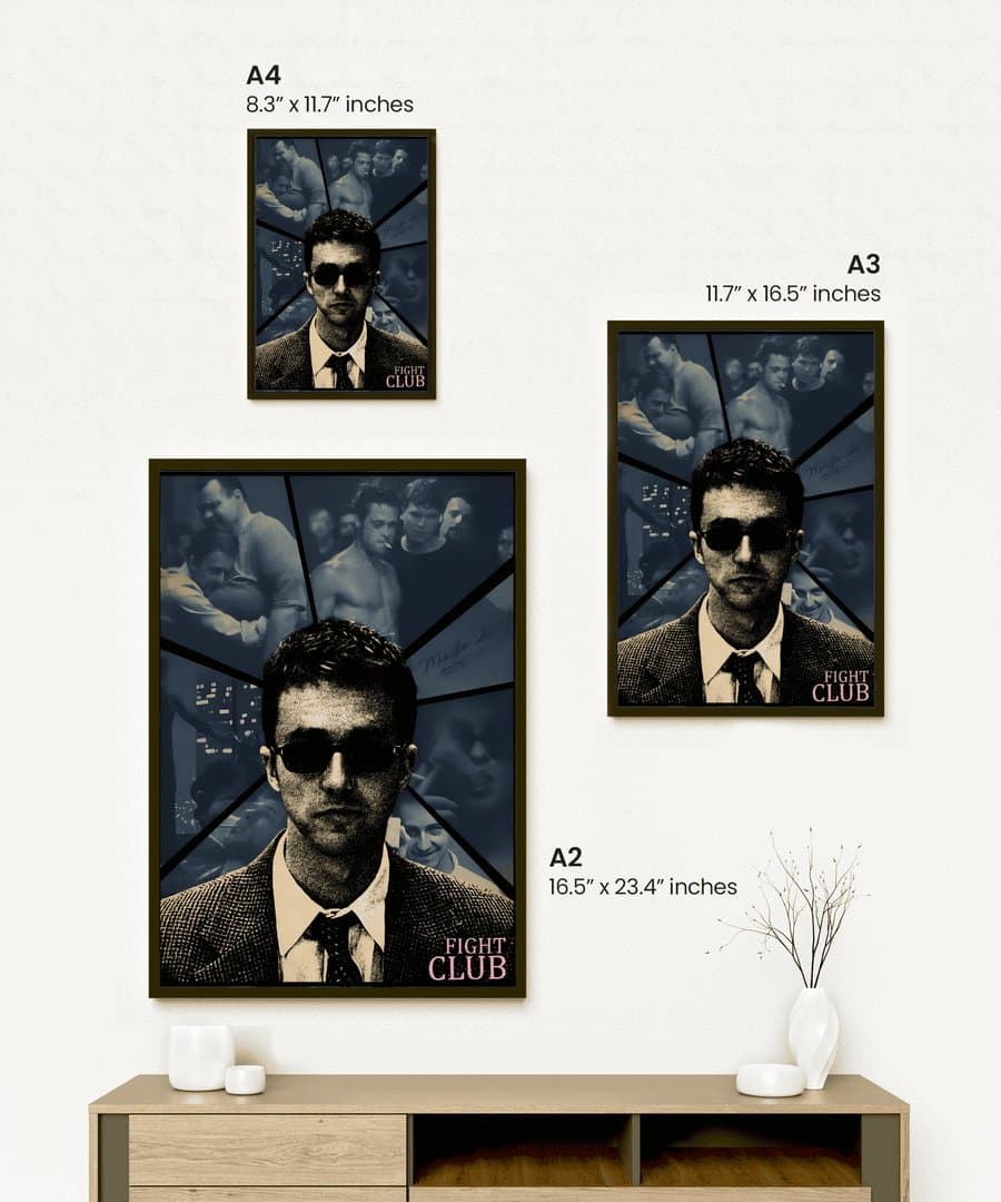 Jack Moore - Fight Club (Movie) Frame & Poster | HD Acrylic Movie Wall Decor for Home & Office | Wall Ready Design Frames & Posters 2