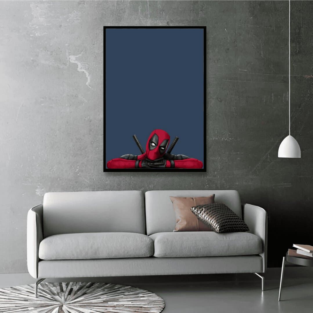 Deadpool Aesthetic Superhero Wall Decor (Movie) Frame & Poster | HD Acrylic Movie Wall Decor for Home & Office | Wall Ready Design Frames & Posters 2