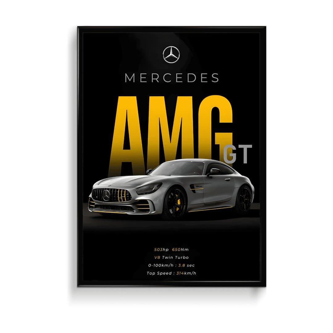 Mercedes-Benz G 63 AMG Frame & Poster | HD Acrylic Car Wall Decor for Home & Office | Wall Ready Design Frames & Posters