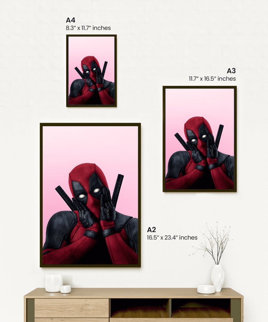 Deadpool (Movie) Frame & Poster | HD Acrylic Movie Wall Decor for Home & Office | Wall Ready Design Frames & Posters 2