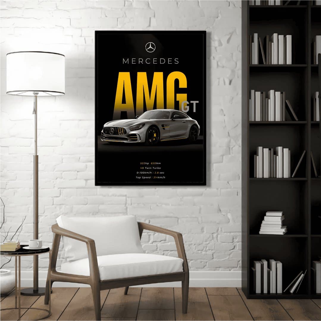 Mercedes-Benz G 63 AMG Frame & Poster | HD Acrylic Car Wall Decor for Home & Office | Wall Ready Design Frames & Posters 3