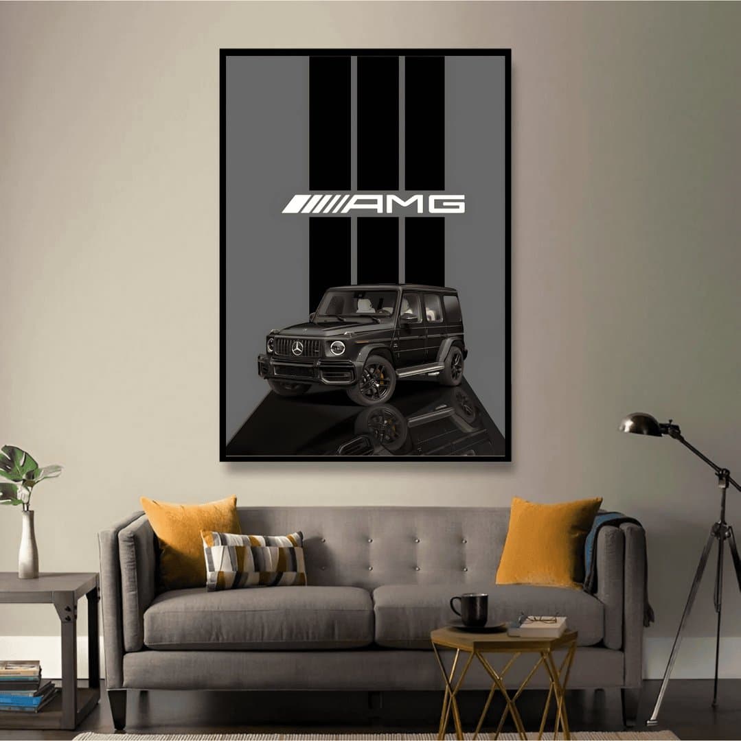 Mercedes-Benz G-Class Frame & Poster | HD Acrylic Car Wall Decor for Home & Office | Wall Ready Design Frames & Posters 2