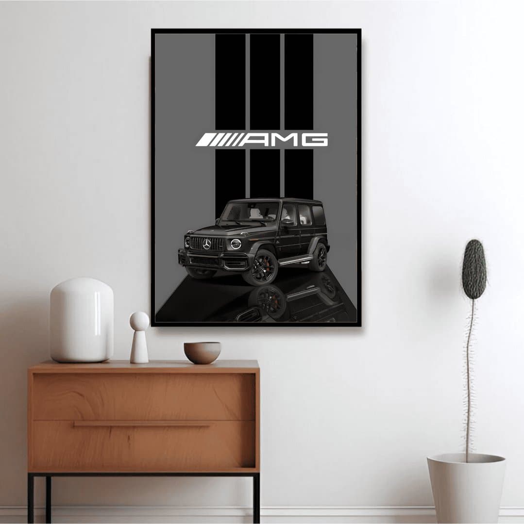 Mercedes-Benz G-Class Frame & Poster | HD Acrylic Car Wall Decor for Home & Office | Wall Ready Design Frames & Posters 4
