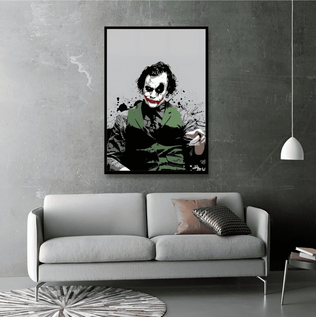 The Dark Knight Joker (Movie) Frame & Poster | HD Acrylic Movie Wall Decor for Home & Office | Wall Ready Design Frames & Posters 3