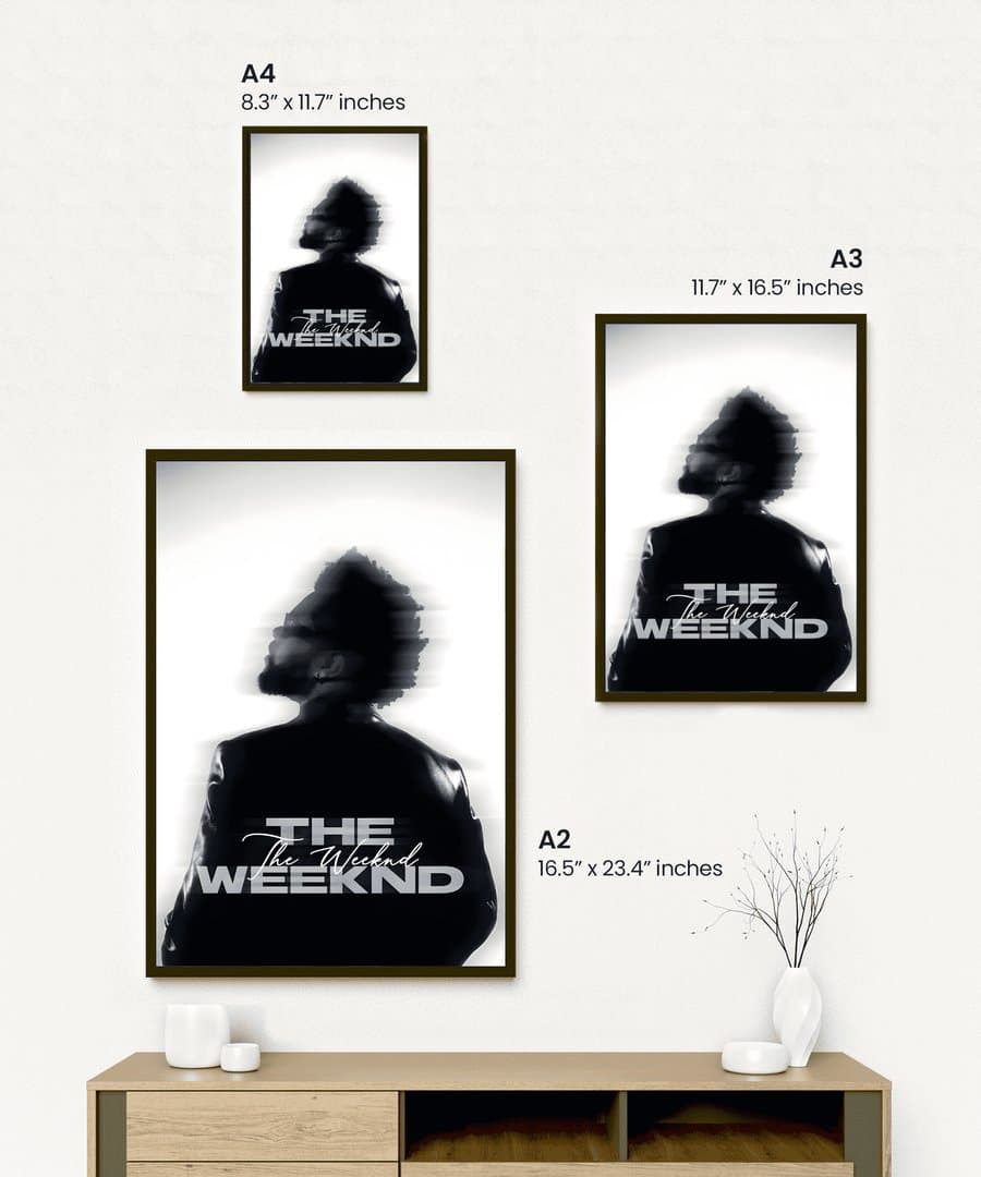 The Weeknd (Music Album) Frame & Poster | HD Acrylic Music Album Wall Decor for Home & Office | Wall Ready Design Frames & Posters 2